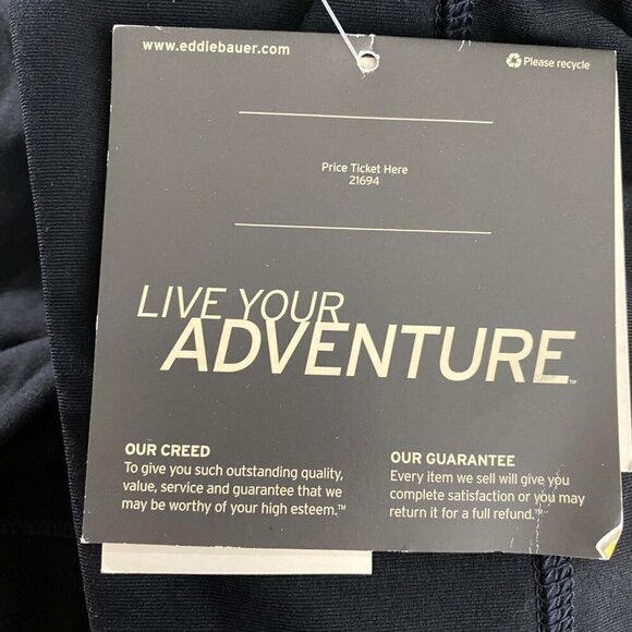 Eddie Bauer Travex Freedry Pants Womens XL Black Pull On Nylon Blend NWT PT-2152 - Picture 9 of 12